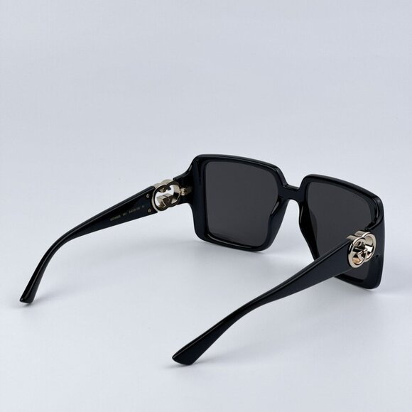 Gucci GG1692S 001 BRAND NEW Sunglasses Black Grey Square Women main image 9